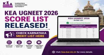 KEA UGNEET 2026 Score List Released: Check Karnataka Merit List Here
