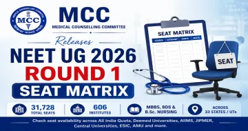MCC Releases NEET UG 2026 Round 1 Seat Matrix