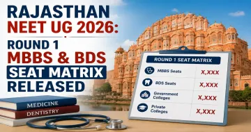 Rajasthan NEET UG 2026: Round 1 MBBS & BDS Seat Matrix Released