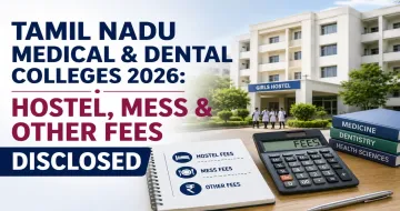 Tamil Nadu Self-Financing Medical & Dental Colleges 2026: Hostel, Mess and Other Fees Disclosed