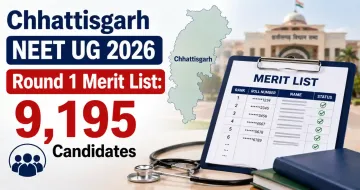 Chhattisgarh NEET UG 2026 Round 1 Merit List: 9,195 Candidates