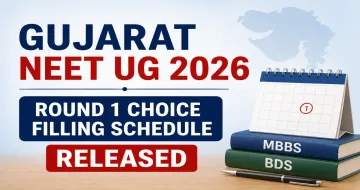 Gujarat NEET UG 2026: Round 1 Online Choice Filling Begins