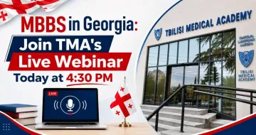 MBBS in Georgia: Join TMA's Live Webinar Today at 4:30 PM