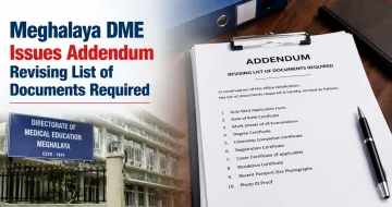 Meghalaya DME Issues Addendum Revising List of Documents Required