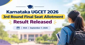 Karnataka UGCET 2026 3rd Round Final Seat Allotment Result Released