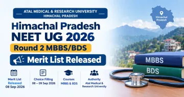 Himachal Pradesh NEET UG 2026 Round 2 MBBS/BDS Merit List Released