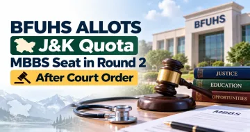 BFUHS Allots J&K Quota MBBS Seat in Round 2 After Court Order