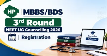 HP MBBS/BDS 3rd Round NEET UG Counselling 2026 Registration