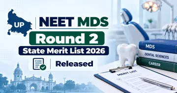UP NEET MDS Round 2 State Merit List 2026 Released