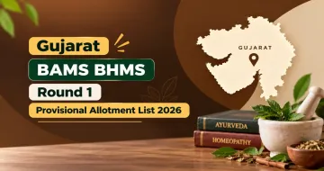 Gujarat BAMS BHMS Round 1 Provisional Allotment List 2026 Released
