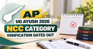 AP UG AYUSH 2026 NCC Category Verification Dates Out