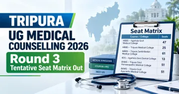 Tripura UG Medical Counselling 2026 Round 3 Tentative Seat Matrix Out
