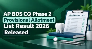 AP BDS CQ Phase 2 Provisional Allotment List Result 2026 Released