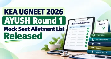 KEA UGNEET 2026 AYUSH Round 1 Mock Seat Allotment List Released
